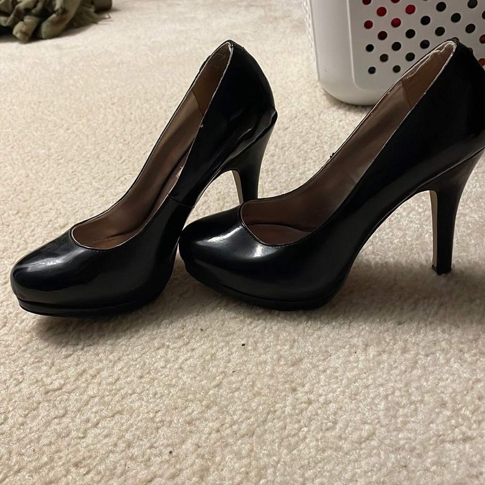 Black heels